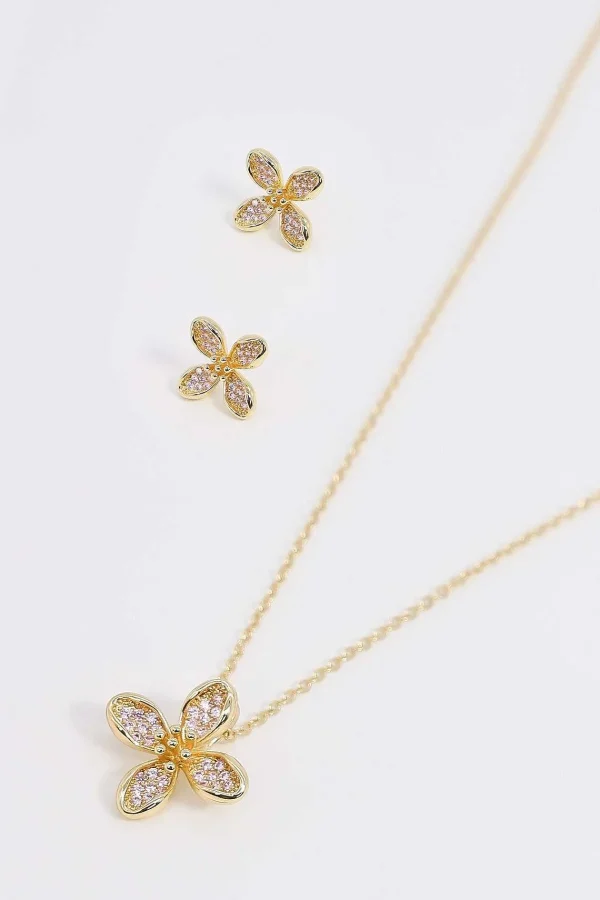 Joularie Flower Earrings In Gold* Earrings