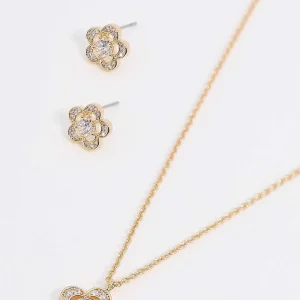 Joularie Flower Earrings In Gold* Earrings