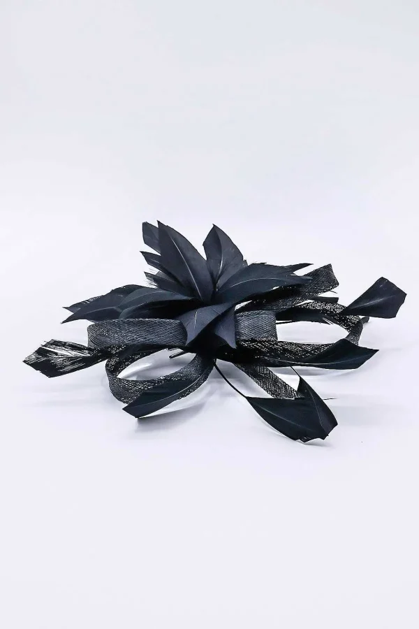 SOUL Accessories Flower Fascinator In Black* Fascinators