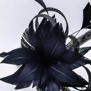 SOUL Accessories Flower Fascinator In Black* Fascinators