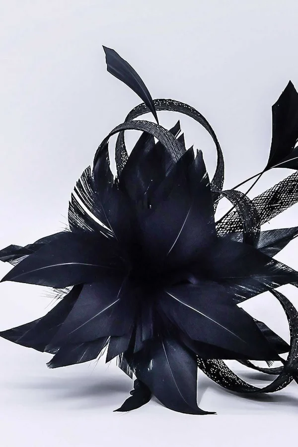 SOUL Accessories Flower Fascinator In Black* Fascinators