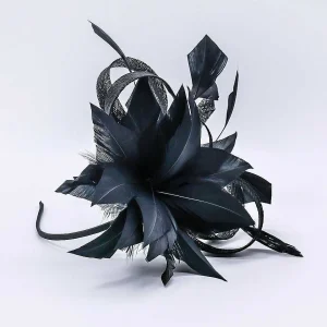 SOUL Accessories Flower Fascinator In Black* Fascinators