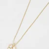 Joularie Flower Necklace In Gold* Necklaces