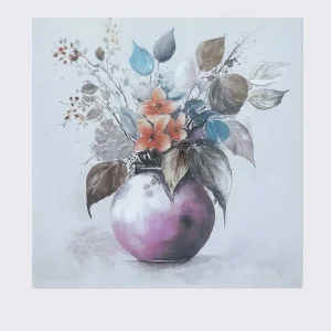Carraig Donn HOME Flowers Posy Textured Canvas Wall Art* Homeware