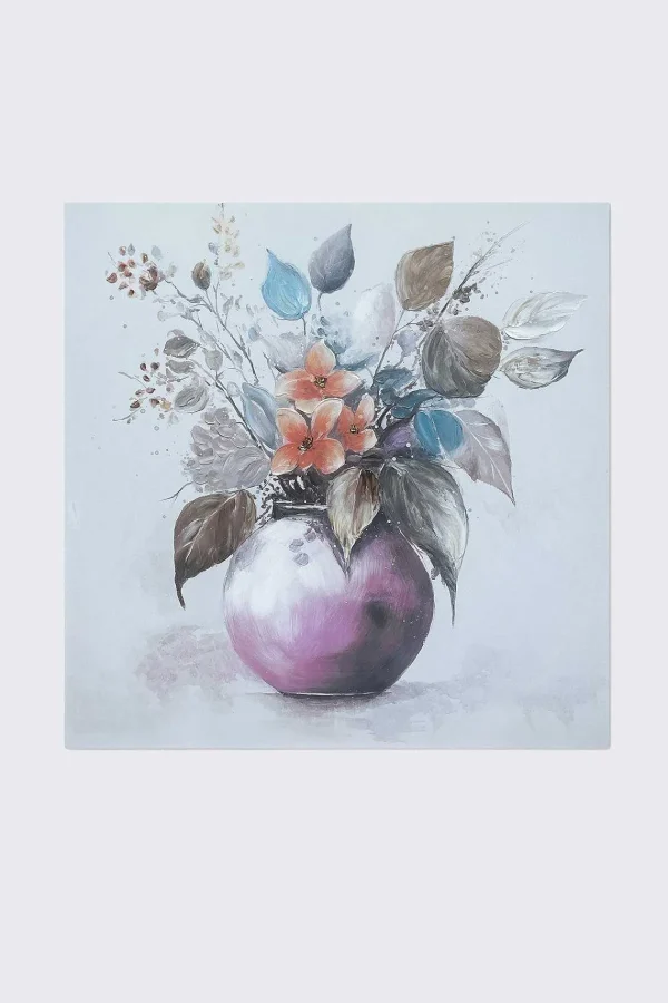 Carraig Donn HOME Flowers Posy Textured Canvas Wall Art* Homeware