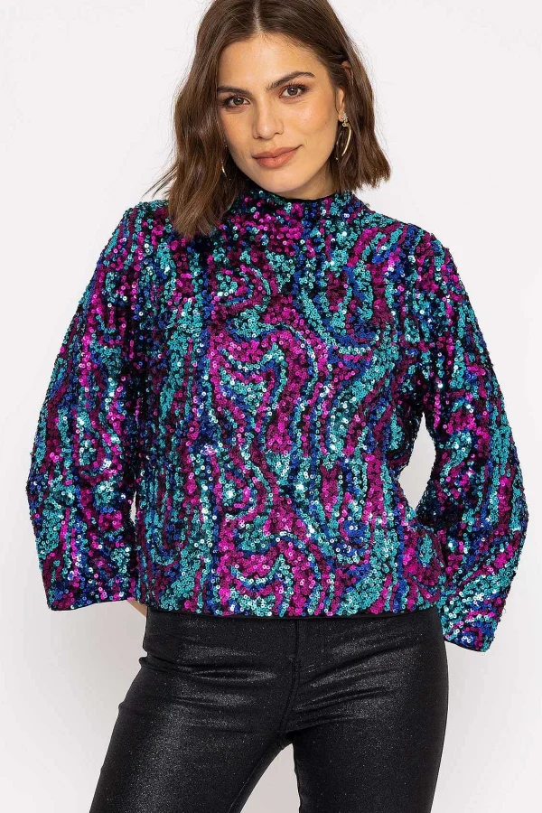 Y.A.S Flua 3/4 Sleeve Top In Black*Women Tops & Blouses