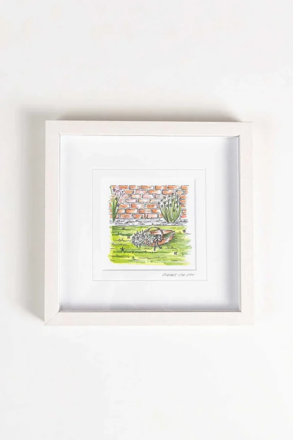 Blue Shoe Gallery Forget Me Not Framed Art Print* Homeware