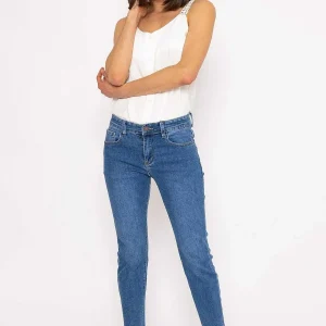 Kalisson Frayed Hem Jeans In Denim*Women Jeans & Trousers