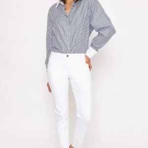 Kalisson Frayed Hem Jeans In White*Women Jeans & Trousers