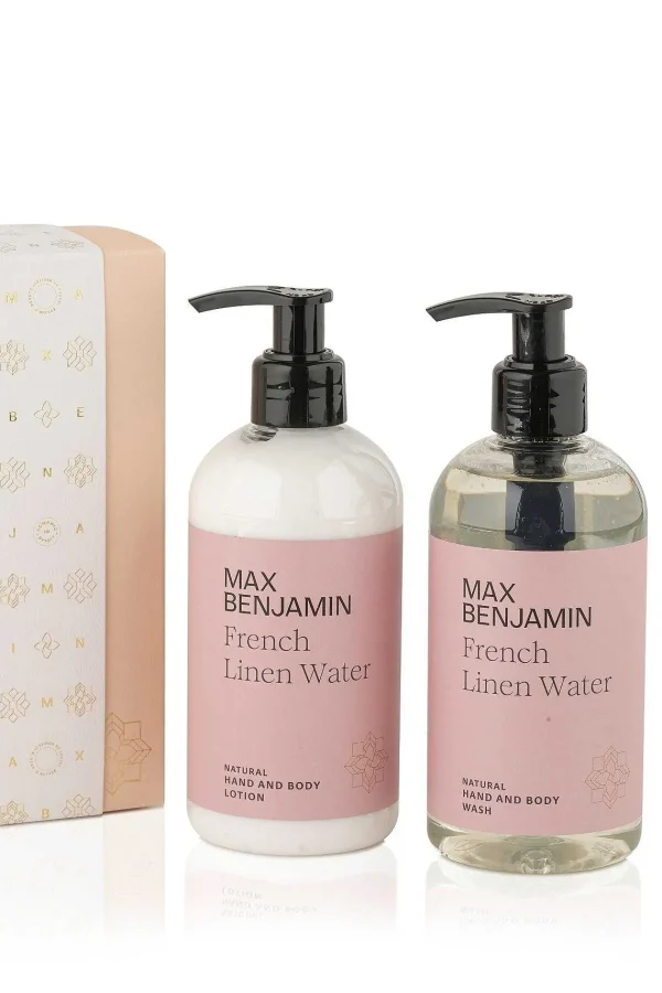 Max Benjamin French Linen Water Wash And Lotion Gift Set.* Homeware
