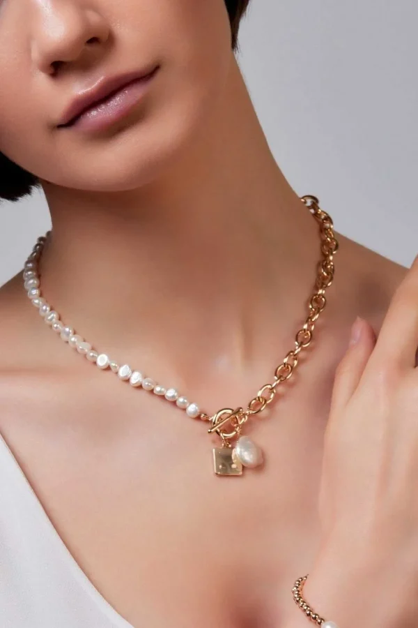 Knight & Day Freshwater Pearl & Charms Necklace* Jewellery