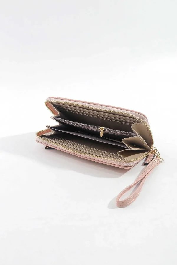 SOUL Accessories Front Zip Purse In Pink* Accessories