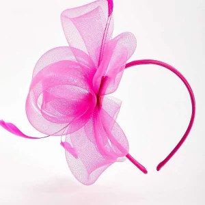 SOUL Accessories Fuchsia Hairband Fascinator With Feathers* Fascinators