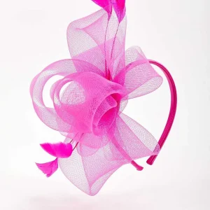 SOUL Accessories Fuchsia Hairband Fascinator With Feathers* Fascinators