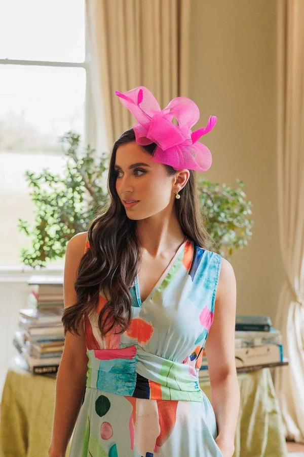 SOUL Accessories Fuchsia Hairband Fascinator With Feathers* Fascinators