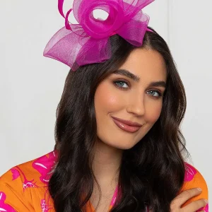 SOUL Accessories Fuchsia Hairband Fascinator With Feathers* Fascinators