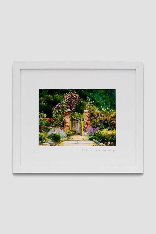 Blue Shoe Gallery Gate Of New Beginnings Wall Art* Homeware