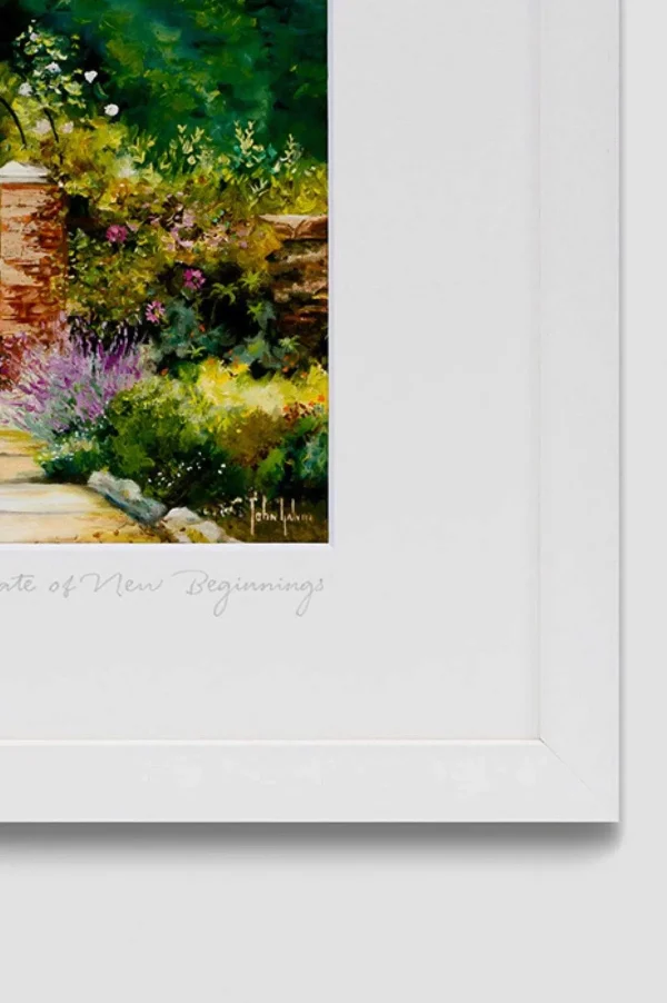 Blue Shoe Gallery Gate Of New Beginnings Wall Art* Homeware