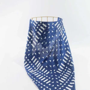 SOUL Accessories Geo Neckerchief Scarf In Navy* Accessories