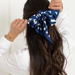 SOUL Accessories Geo Neckerchief Scarf In Navy* Accessories