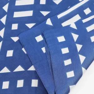 SOUL Accessories Geo Neckerchief Scarf In Navy* Accessories
