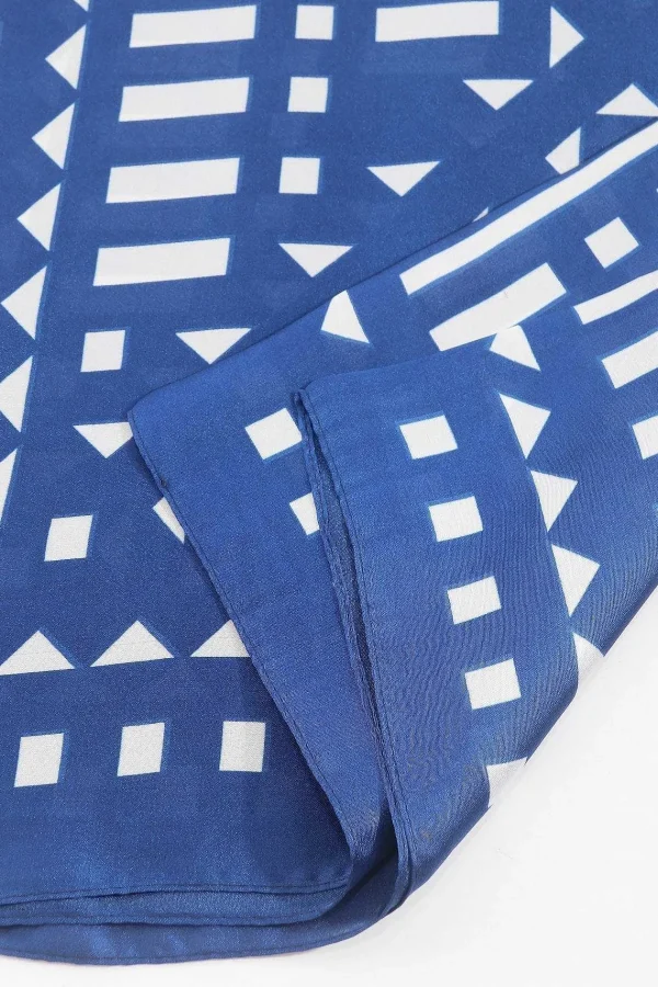 SOUL Accessories Geo Neckerchief Scarf In Navy* Accessories