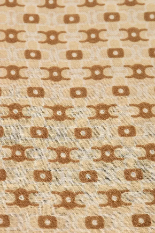 SOUL Accessories Geo Print Scarf In Cream* Accessories