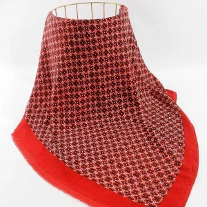 SOUL Accessories Geometric Print Scarf In Red* Accessories