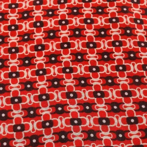 SOUL Accessories Geometric Print Scarf In Red* Accessories