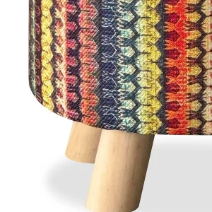Carraig Donn HOME Geometric Stripe Footstool* Homeware
