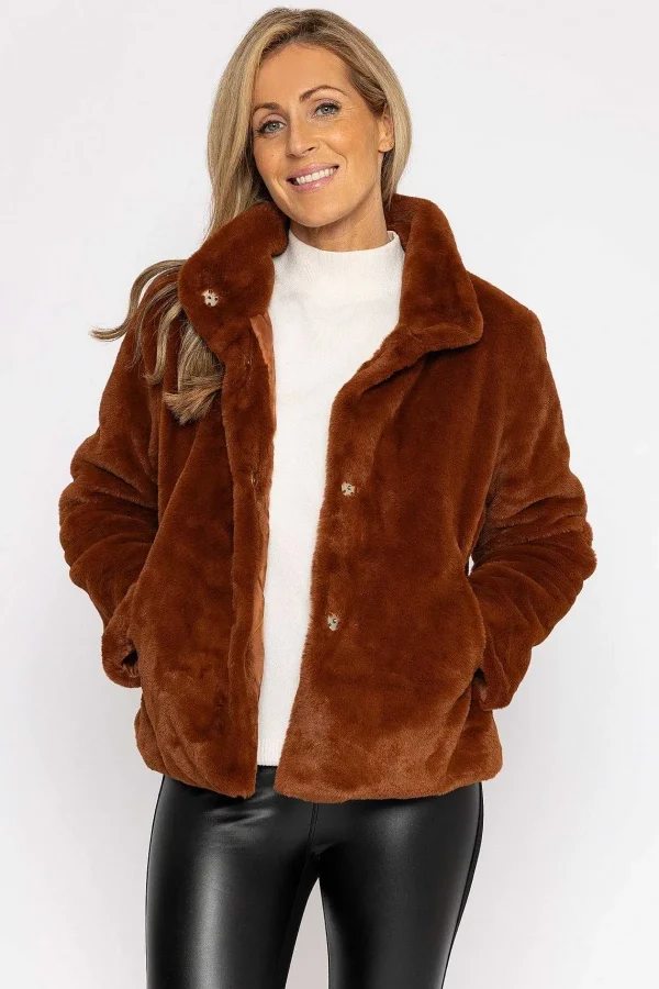 J'aime la Vie Gigi Jacket In Brown*Women Coats & Jackets