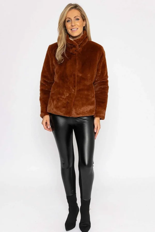 J'aime la Vie Gigi Jacket In Brown*Women Coats & Jackets