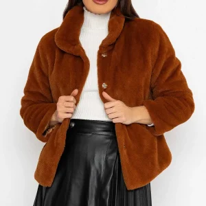 J'aime la Vie Gigi Jacket In Brown*Women Coats & Jackets