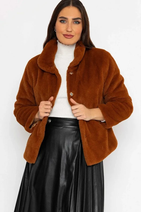 J'aime la Vie Gigi Jacket In Brown*Women Coats & Jackets