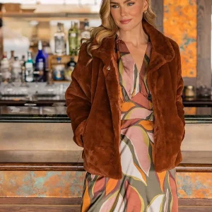 J'aime la Vie Gigi Jacket In Brown*Women Coats & Jackets