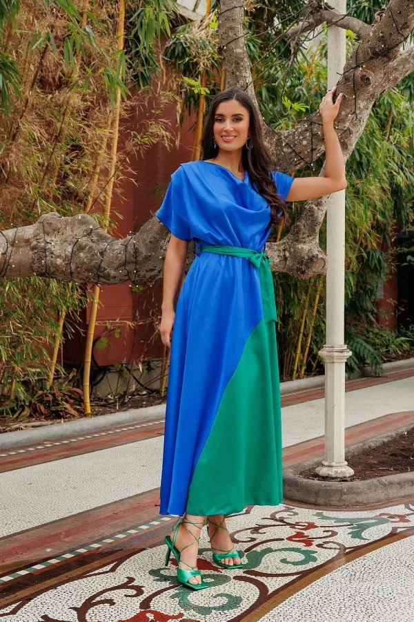 Pala D'oro Gigi Midi Dress In Blue*Women Dresses & Jumpsuits