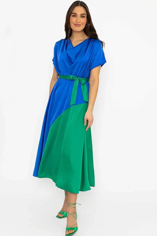 Pala D'oro Gigi Midi Dress In Blue*Women Dresses & Jumpsuits