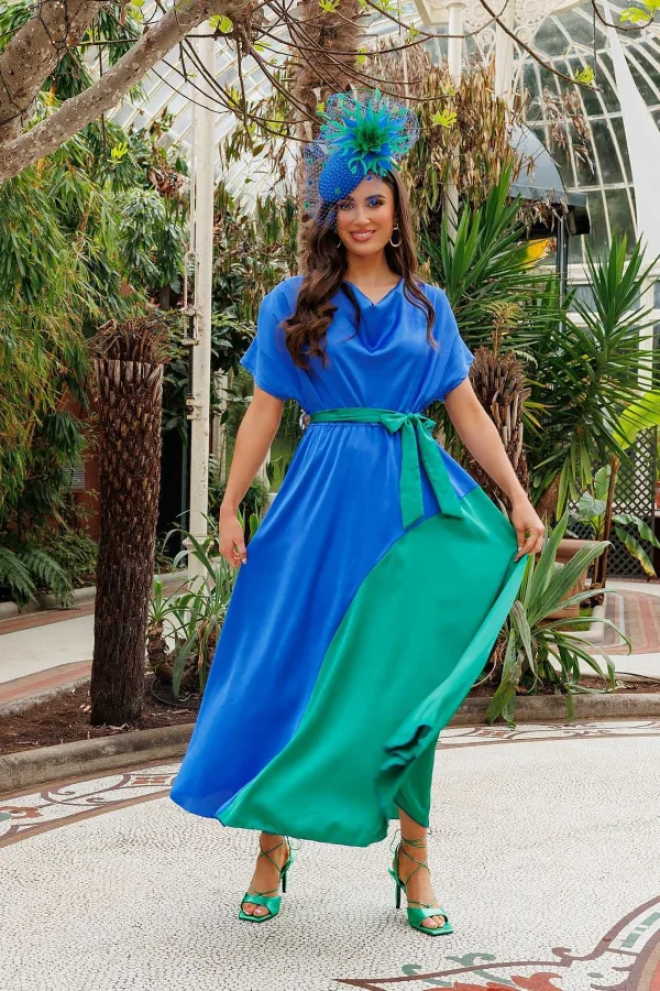 Pala D'oro Gigi Midi Dress In Blue*Women Dresses & Jumpsuits