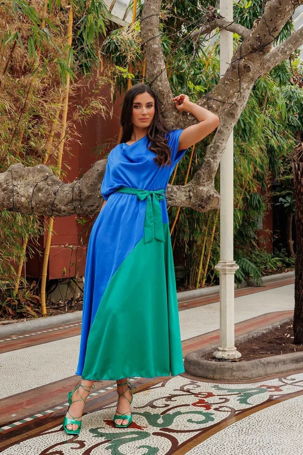 Pala D'oro Gigi Midi Dress In Blue*Women Dresses & Jumpsuits