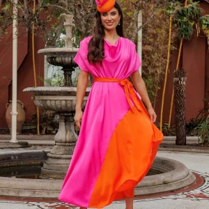 Pala D'oro Gigi Midi Dress In Pink*Women Dresses & Jumpsuits