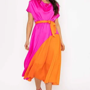 Pala D'oro Gigi Midi Dress In Pink*Women Dresses & Jumpsuits
