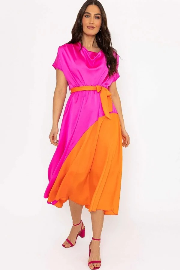 Pala D'oro Gigi Midi Dress In Pink*Women Dresses & Jumpsuits