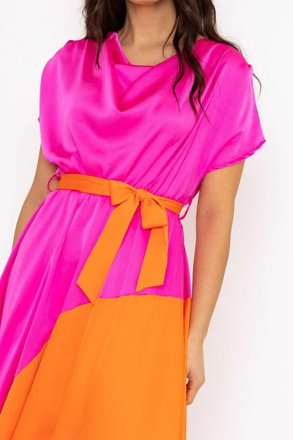 Pala D'oro Gigi Midi Dress In Pink*Women Dresses & Jumpsuits