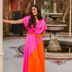 Pala D'oro Gigi Midi Dress In Pink*Women Dresses & Jumpsuits