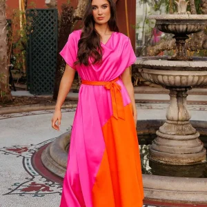 Pala D'oro Gigi Midi Dress In Pink*Women Dresses & Jumpsuits