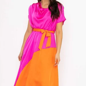 Pala D'oro Gigi Midi Dress In Pink*Women Dresses & Jumpsuits