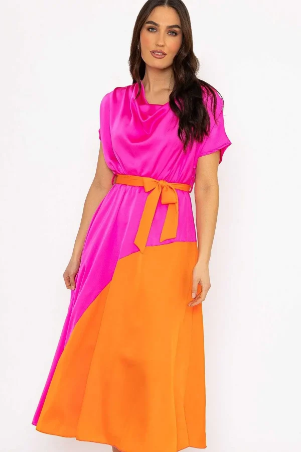 Pala D'oro Gigi Midi Dress In Pink*Women Dresses & Jumpsuits