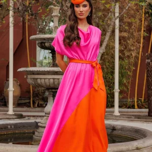 Pala D'oro Gigi Midi Dress In Pink*Women Dresses & Jumpsuits