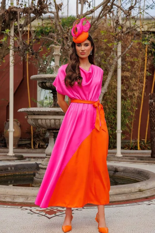 Pala D'oro Gigi Midi Dress In Pink*Women Dresses & Jumpsuits