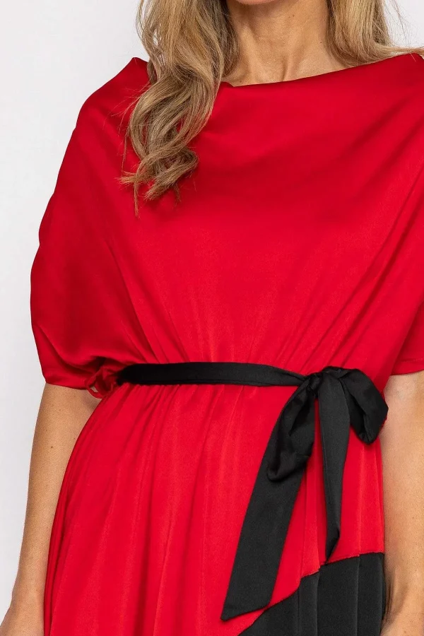 Pala D'oro Gigi Midi Dress In Red*Women Dresses & Jumpsuits